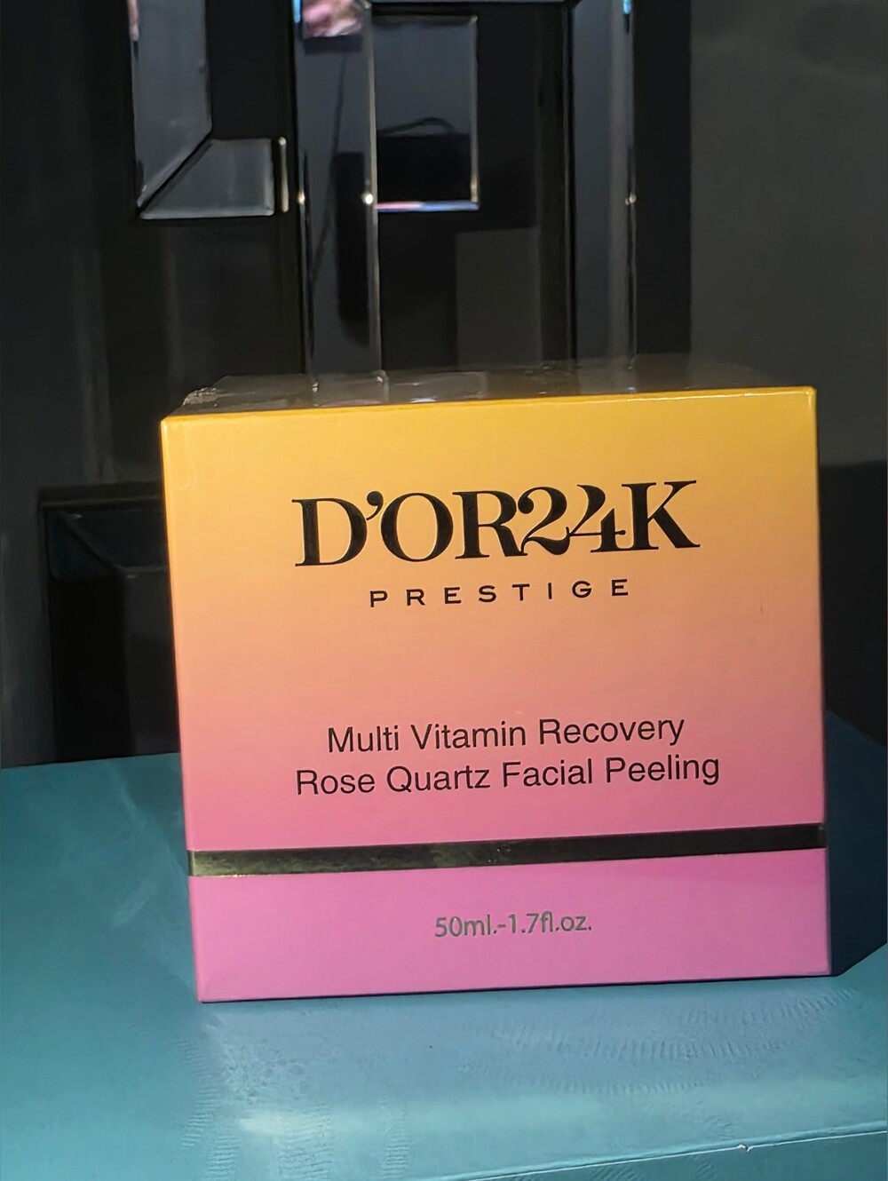 NIB D'OR24K Prestige Rose Quartz Facial Peeling 1.7oz MSRP $195